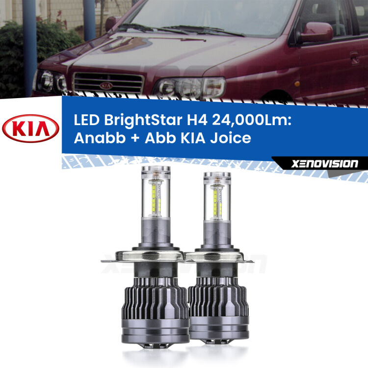 <strong>Kit Anabbaglianti LED per KIA Joice</strong>  2000 - 2003</strong>: 24.000Lumen, canbus, fatti per durare. Qualità Massima Garantita.