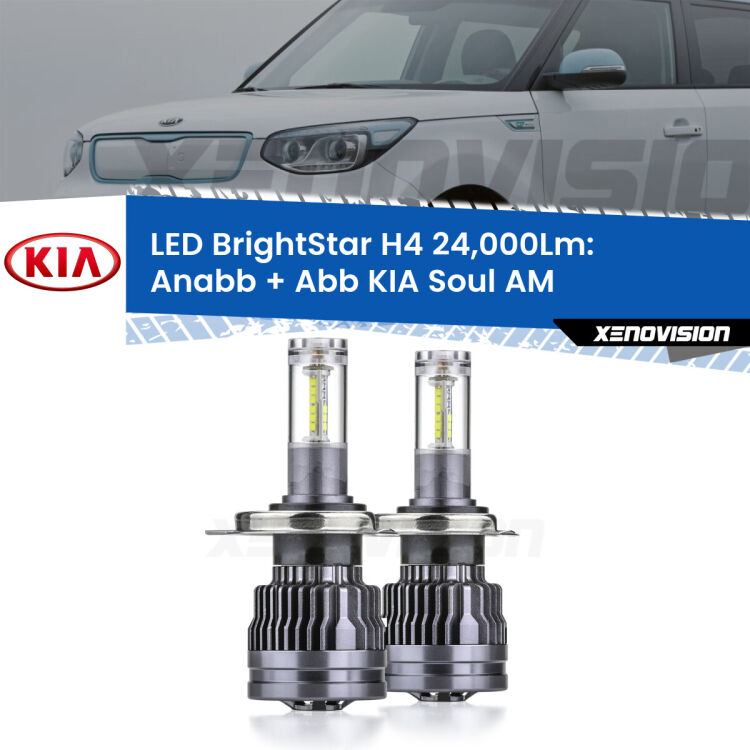 <strong>Kit Anabbaglianti LED per KIA Soul</strong> AM 2009 - 2011</strong>: 24.000Lumen, canbus, fatti per durare. Qualità Massima Garantita.