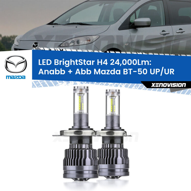 <strong>Kit Anabbaglianti LED per Mazda BT-50</strong> UP/UR 2011 in poi</strong>: 24.000Lumen, canbus, fatti per durare. Qualità Massima Garantita.