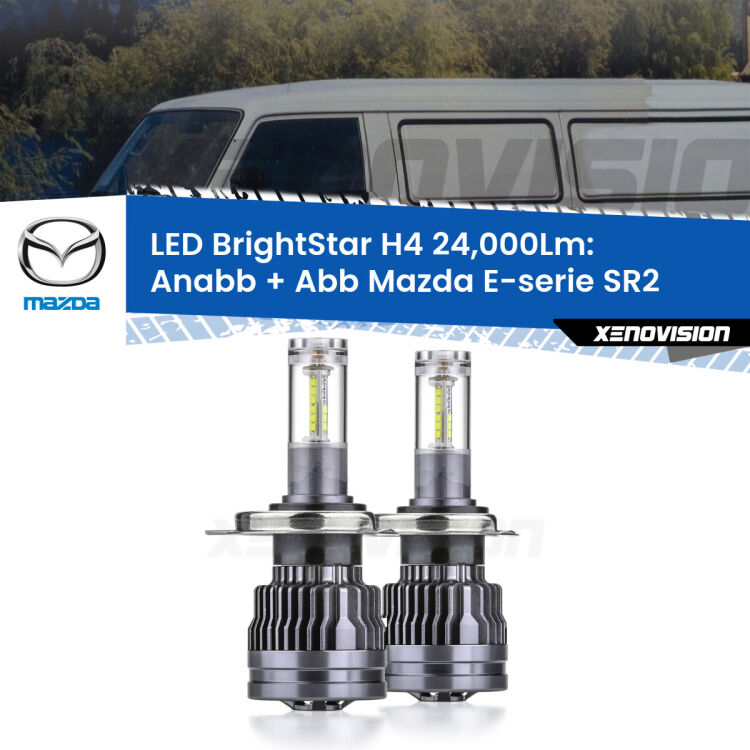 <strong>Kit Anabbaglianti LED per Mazda E-serie</strong> SR2 1985 - 2003</strong>: 24.000Lumen, canbus, fatti per durare. Qualità Massima Garantita.