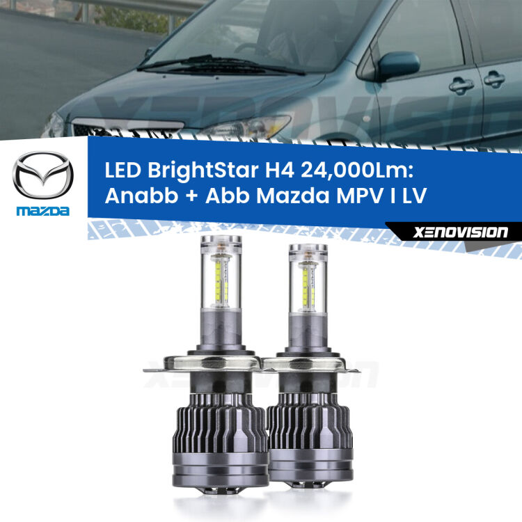 <strong>Kit Anabbaglianti LED per Mazda MPV I</strong> LV 1988 - 1999</strong>: 24.000Lumen, canbus, fatti per durare. Qualità Massima Garantita.