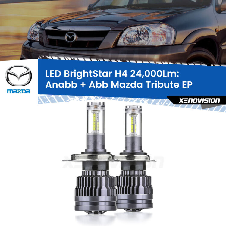 <strong>Kit Anabbaglianti LED per Mazda Tribute</strong> EP 2000 - 2008</strong>: 24.000Lumen, canbus, fatti per durare. Qualità Massima Garantita.