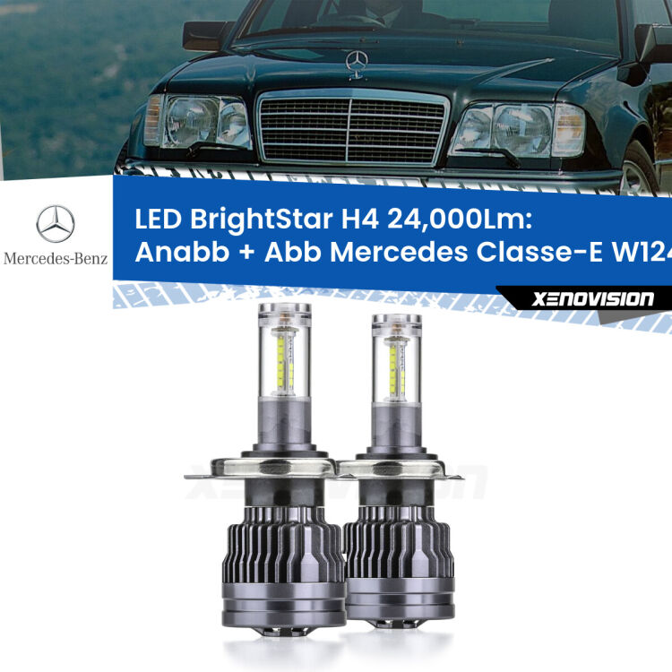 <strong>Kit Anabbaglianti LED per Mercedes Classe-E</strong> W124 1993 - 1995</strong>: 24.000Lumen, canbus, fatti per durare. Qualità Massima Garantita.