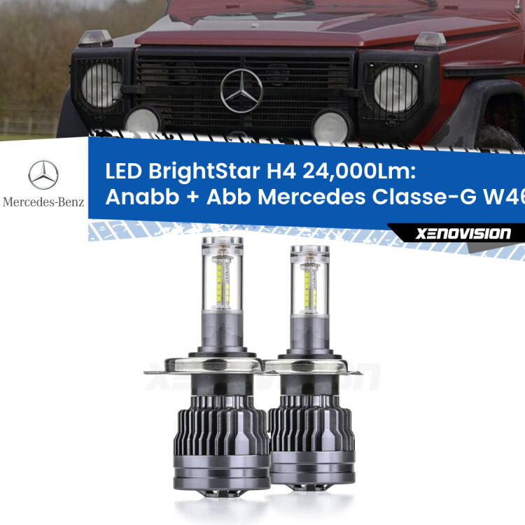 <strong>Kit Anabbaglianti LED per Mercedes Classe-G</strong> W461 1990 - 2000</strong>: 24.000Lumen, canbus, fatti per durare. Qualità Massima Garantita.