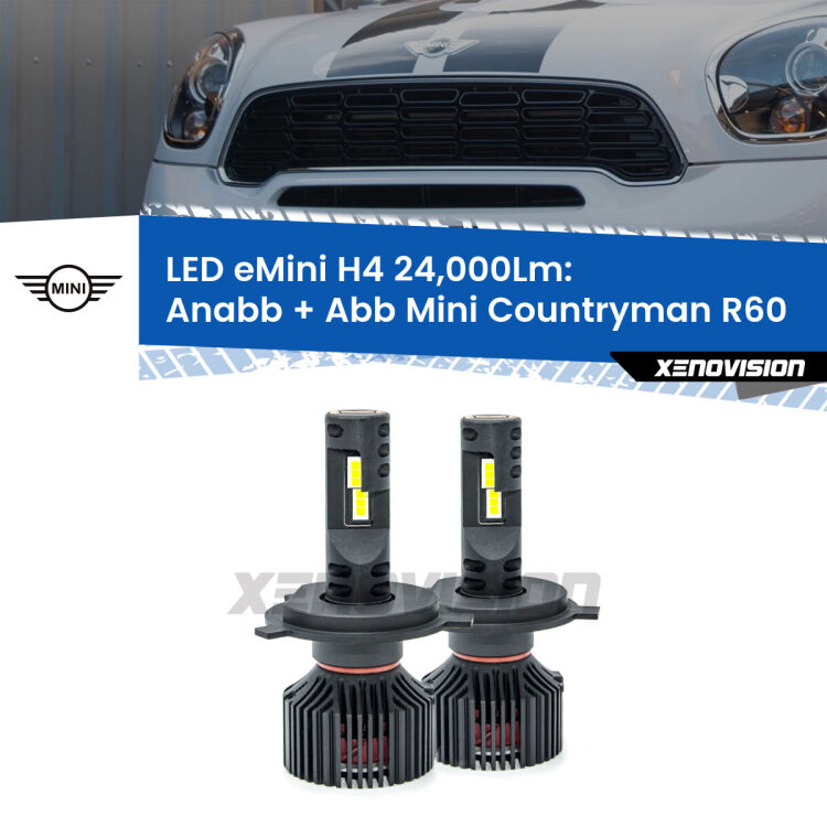 <strong>Kit Anabbaglianti LED per Mini Countryman</strong> R60 2010 - 2016</strong>  ULTIMI PEZZI IN LIQUIDAZIONE. SENZA GARANZIA