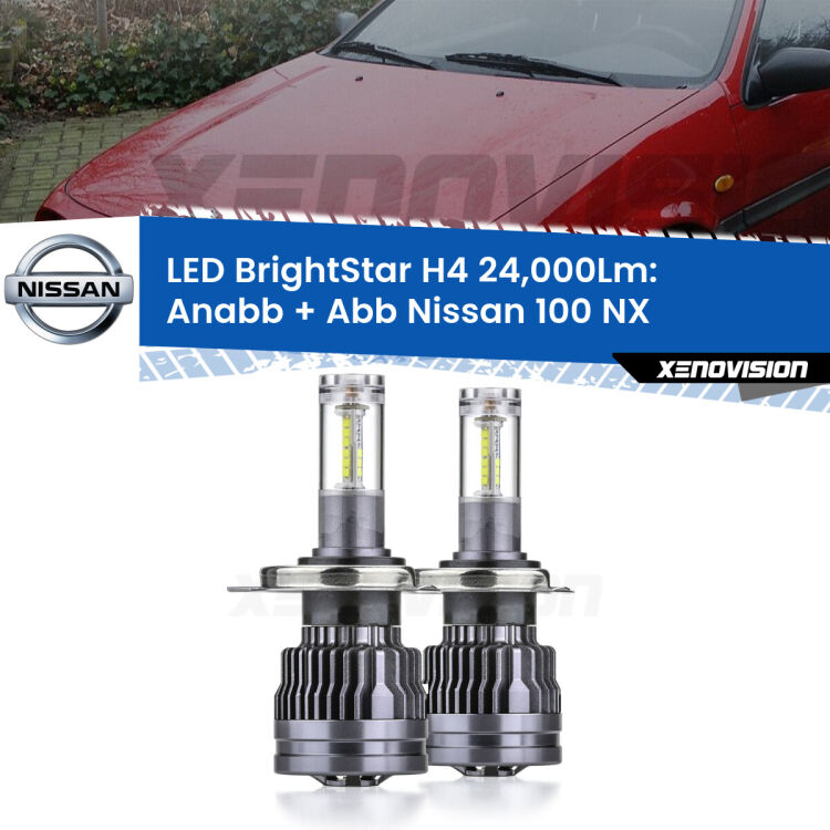 <strong>Kit Anabbaglianti LED per Nissan 100 NX</strong>  1990 - 1994</strong>: 24.000Lumen, canbus, fatti per durare. Qualità Massima Garantita.