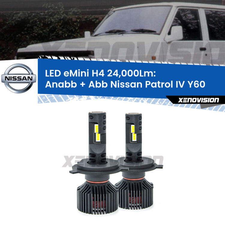 <strong>Kit Anabbaglianti LED per Nissan Patrol IV</strong> Y60 1988 - 1997</strong>  ULTIMI PEZZI IN LIQUIDAZIONE. SENZA GARANZIA