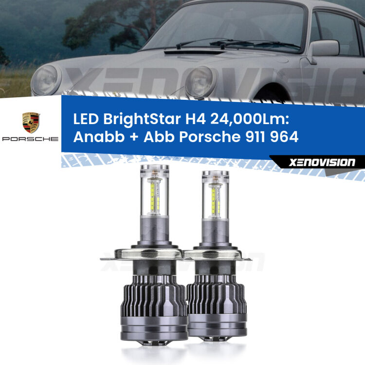 <strong>Kit Anabbaglianti LED per Porsche 911</strong> 964 1988 - 1993</strong>: 24.000Lumen, canbus, fatti per durare. Qualità Massima Garantita.