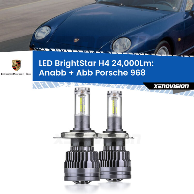 <strong>Kit Anabbaglianti LED per Porsche 968</strong>  1991 - 1995</strong>: 24.000Lumen, canbus, fatti per durare. Qualità Massima Garantita.