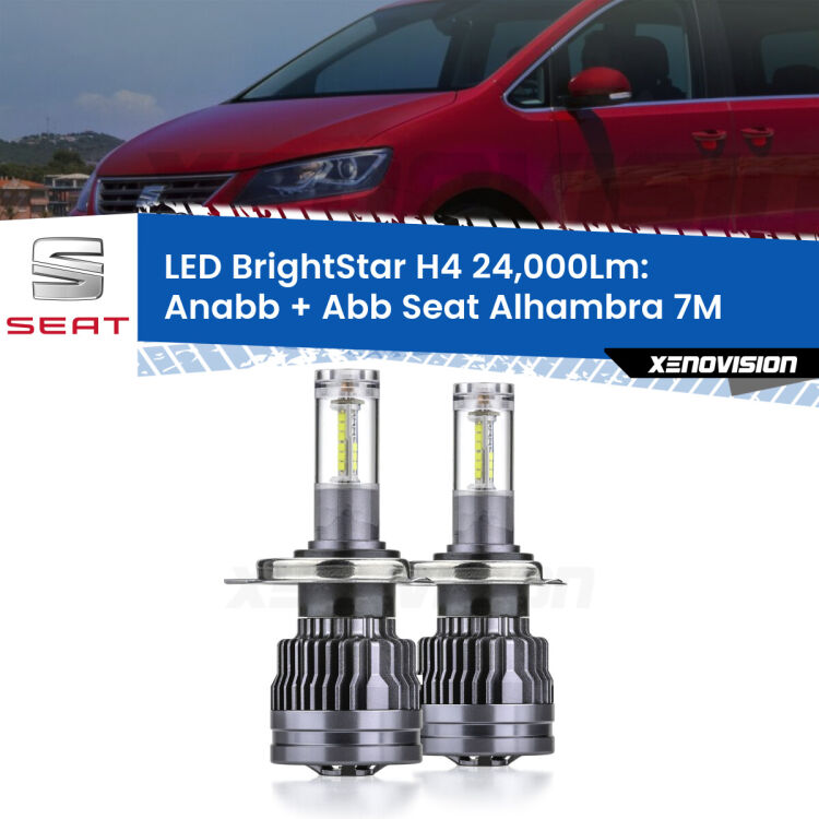 <strong>Kit Anabbaglianti LED per Seat Alhambra</strong> 7M 1996 - 2000</strong>: 24.000Lumen, canbus, fatti per durare. Qualità Massima Garantita.