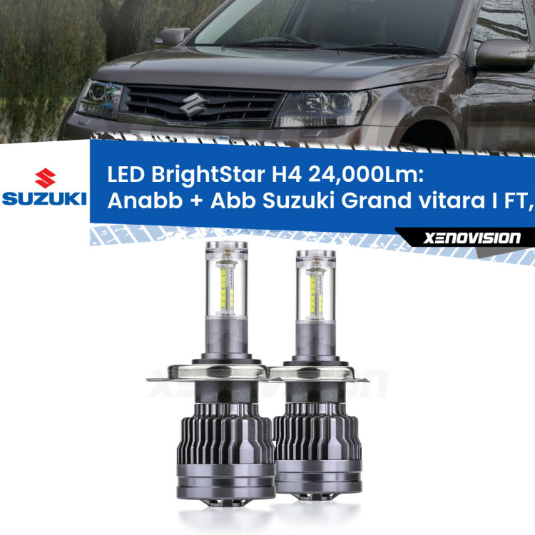 <strong>Kit Anabbaglianti LED per Suzuki Grand vitara I</strong> FT, HT 1998 - 2006</strong>: 24.000Lumen, canbus, fatti per durare. Qualità Massima Garantita.