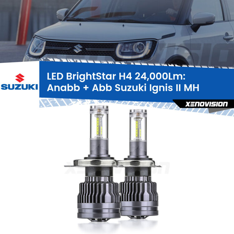 <strong>Kit Anabbaglianti LED per Suzuki Ignis II</strong> MH 2003 - 2008</strong>: 24.000Lumen, canbus, fatti per durare. Qualità Massima Garantita.