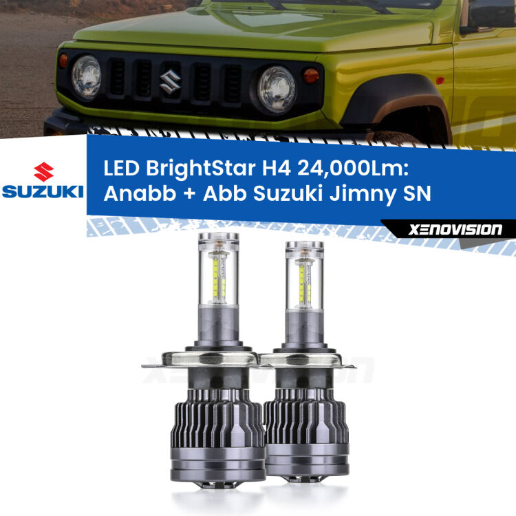 <strong>Kit Anabbaglianti LED per Suzuki Jimny</strong> SN 1998 in poi</strong>: 24.000Lumen, canbus, fatti per durare. Qualità Massima Garantita.