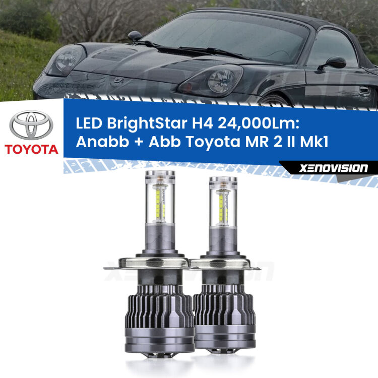 <strong>Kit Anabbaglianti LED per Toyota MR 2 II</strong> Mk1 1989 - 2000</strong>: 24.000Lumen, canbus, fatti per durare. Qualità Massima Garantita.