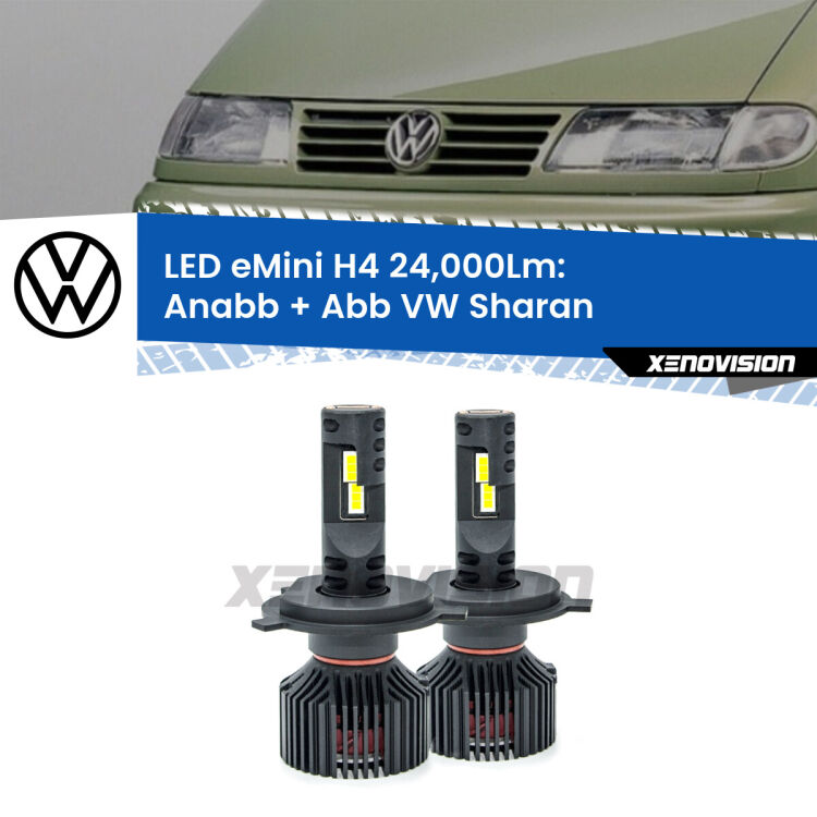 <strong>Kit Anabbaglianti LED per VW Sharan</strong>  a parabola singola</strong>  ULTIMI PEZZI IN LIQUIDAZIONE. SENZA GARANZIA