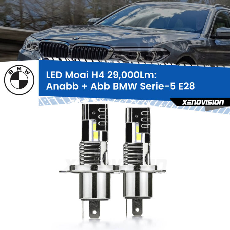 <strong>Kit Anabbaglianti LED per BMW Serie-5</strong> E28 1981 - 1988</strong>: 29.000Lumen, canbus, fatti per durare. Qualità Massima Garantita.