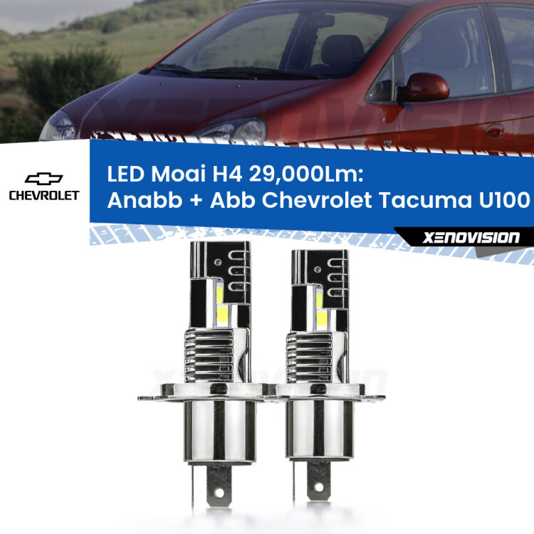 <strong>Kit Anabbaglianti LED per Chevrolet Tacuma</strong> U100 2005 - 2008</strong>: 29.000Lumen, canbus, fatti per durare. Qualità Massima Garantita.