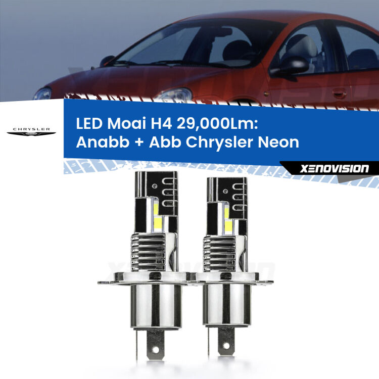 <strong>Kit Anabbaglianti LED per Chrysler Neon</strong>  1994 - 1999</strong>: 29.000Lumen, canbus, fatti per durare. Qualità Massima Garantita.