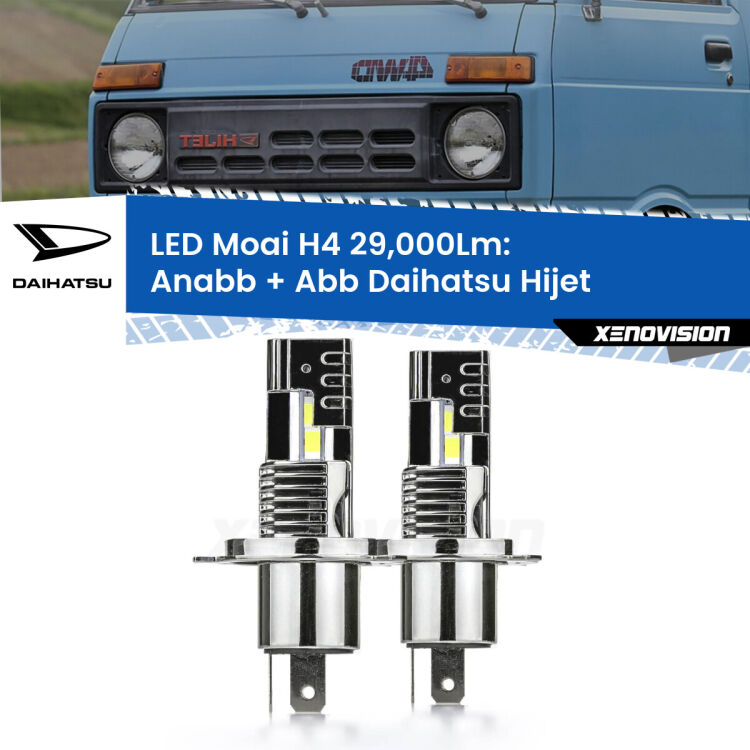 <strong>Kit Anabbaglianti LED per Daihatsu Hijet</strong>  1992 - 2005</strong>: 29.000Lumen, canbus, fatti per durare. Qualità Massima Garantita.