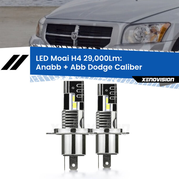 <strong>Kit Anabbaglianti LED per Dodge Caliber</strong>  2006 - 2011</strong>: 29.000Lumen, canbus, fatti per durare. Qualità Massima Garantita.