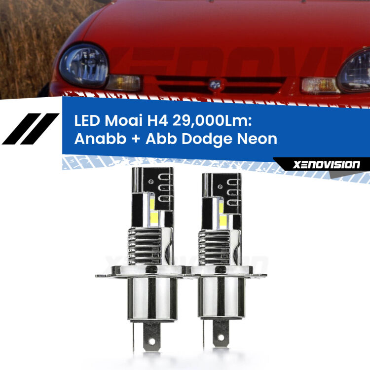 <strong>Kit Anabbaglianti LED per Dodge Neon</strong>  1994 - 1999</strong>: 29.000Lumen, canbus, fatti per durare. Qualità Massima Garantita.