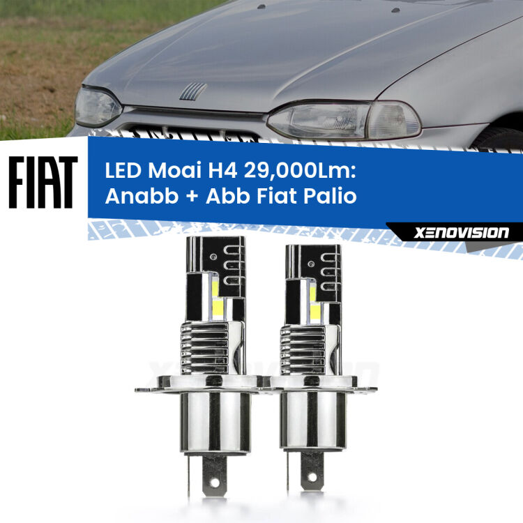 <strong>Kit Anabbaglianti LED per Fiat Palio</strong>  1996 - 2003</strong>: 29.000Lumen, canbus, fatti per durare. Qualità Massima Garantita.