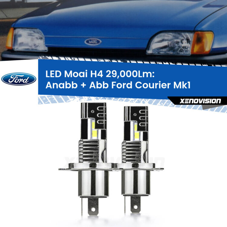 <strong>Kit Anabbaglianti LED per Ford Courier</strong> Mk1 1991 - 1995</strong>: 29.000Lumen, canbus, fatti per durare. Qualità Massima Garantita.