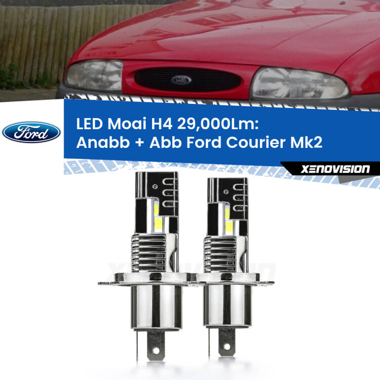 <strong>Kit Anabbaglianti LED per Ford Courier</strong> Mk2 2000 - 2003</strong>: 29.000Lumen, canbus, fatti per durare. Qualità Massima Garantita.