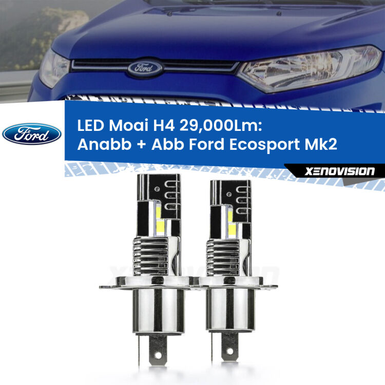 <strong>Kit Anabbaglianti LED per Ford Ecosport</strong> Mk2 1ª serie</strong>: 29.000Lumen, canbus, fatti per durare. Qualità Massima Garantita.