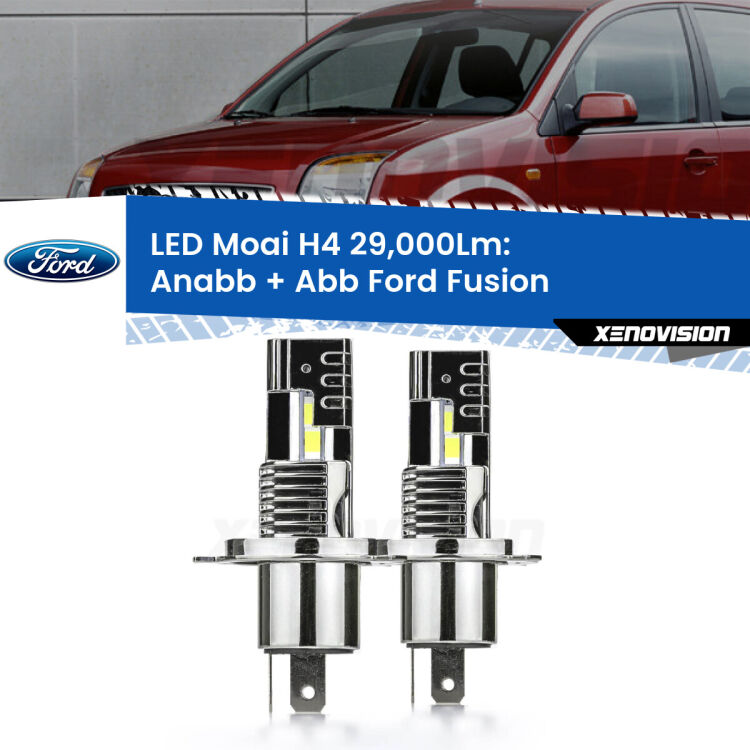 <strong>Kit Anabbaglianti LED per Ford Fusion</strong>  2002 - 2012</strong>: 29.000Lumen, canbus, fatti per durare. Qualità Massima Garantita.