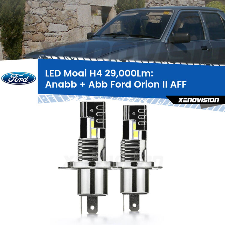 <strong>Kit Anabbaglianti LED per Ford Orion II</strong> AFF 1985 - 1990</strong>: 29.000Lumen, canbus, fatti per durare. Qualità Massima Garantita.