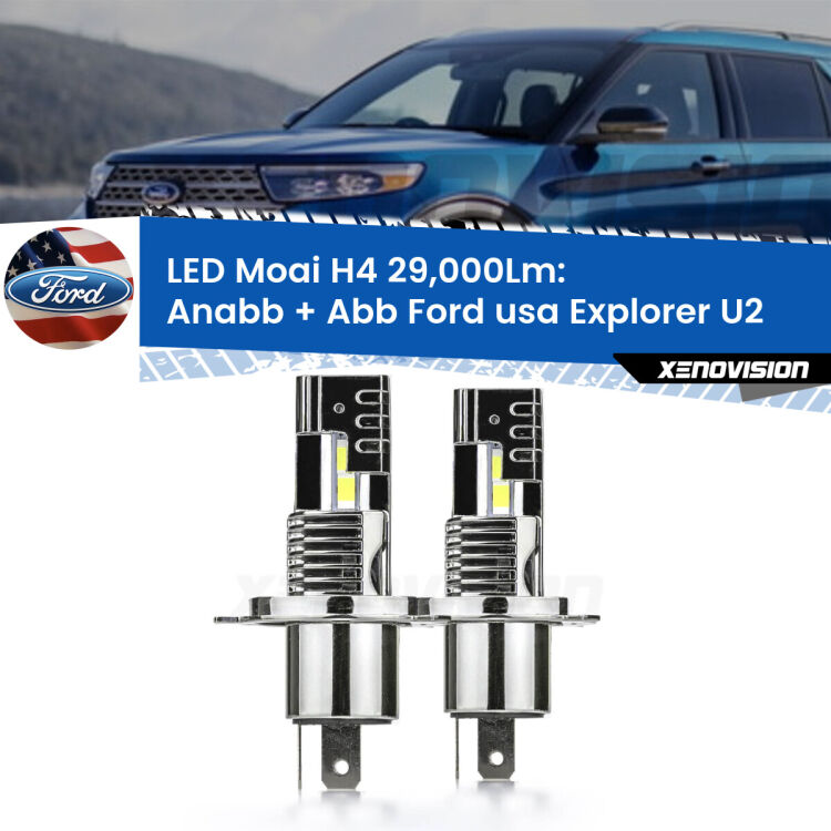 <strong>Kit Anabbaglianti LED per Ford usa Explorer</strong> U2 1995 - 2001</strong>: 29.000Lumen, canbus, fatti per durare. Qualità Massima Garantita.