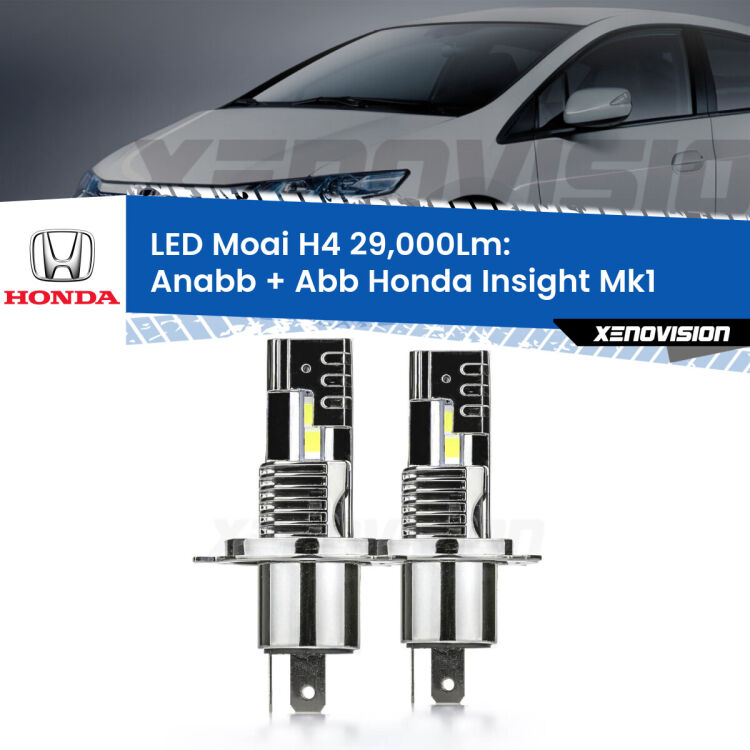 <strong>Kit Anabbaglianti LED per Honda Insight</strong> Mk1 2000 - 2006</strong>: 29.000Lumen, canbus, fatti per durare. Qualità Massima Garantita.