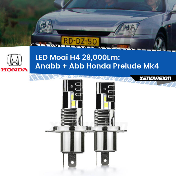 <strong>Kit Anabbaglianti LED per Honda Prelude</strong> Mk4 1992 - 1996</strong>: 29.000Lumen, canbus, fatti per durare. Qualità Massima Garantita.