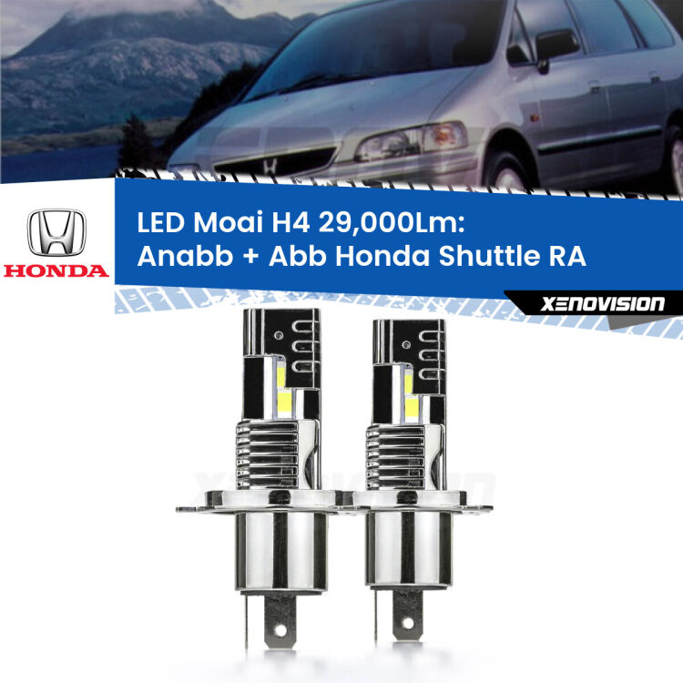 <strong>Kit Anabbaglianti LED per Honda Shuttle</strong> RA 1994 - 2004</strong>: 29.000Lumen, canbus, fatti per durare. Qualità Massima Garantita.