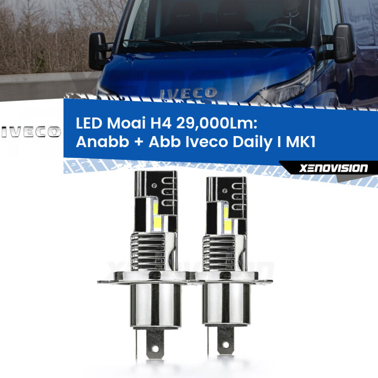 <strong>Kit Anabbaglianti LED per Iveco Daily I</strong> MK1 1978 - 1999</strong>: 29.000Lumen, canbus, fatti per durare. Qualità Massima Garantita.