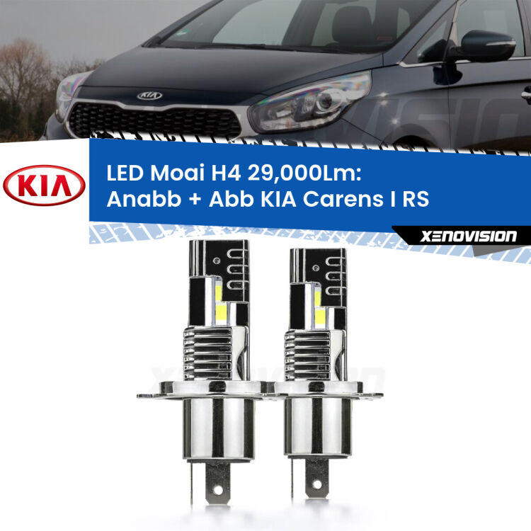 <strong>Kit Anabbaglianti LED per KIA Carens I</strong> RS 1999 - 2005</strong>: 29.000Lumen, canbus, fatti per durare. Qualità Massima Garantita.