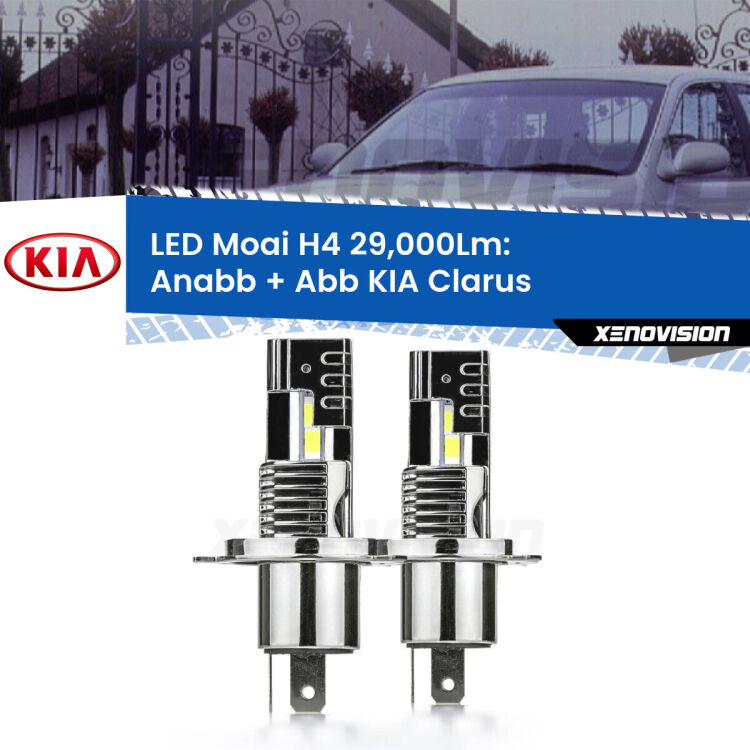 <strong>Kit Anabbaglianti LED per KIA Clarus</strong>  1996 - 2001</strong>: 29.000Lumen, canbus, fatti per durare. Qualità Massima Garantita.