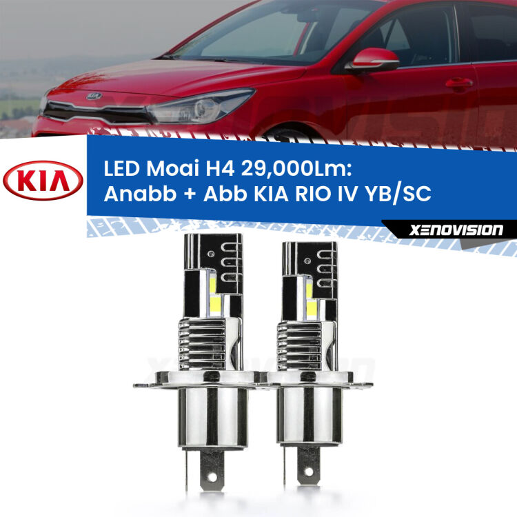 <strong>Kit Anabbaglianti LED per KIA RIO IV</strong> YB/SC fari a parabola</strong>: 29.000Lumen, canbus, fatti per durare. Qualità Massima Garantita.