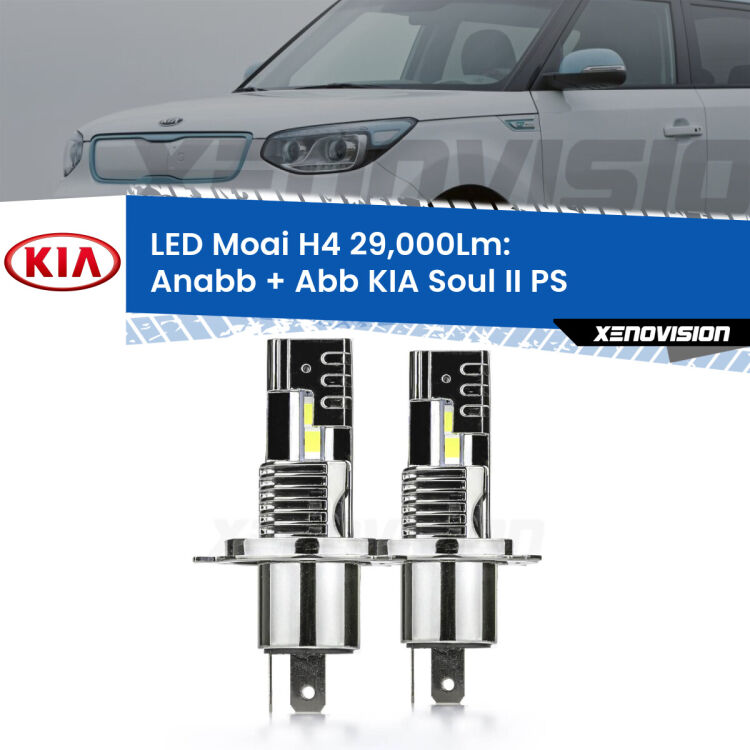 <strong>Kit Anabbaglianti LED per KIA Soul II</strong> PS a parabola singola</strong>: 29.000Lumen, canbus, fatti per durare. Qualità Massima Garantita.