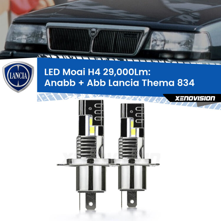 <strong>Kit Anabbaglianti LED per Lancia Thema</strong> 834 1984 - 1994</strong>: 29.000Lumen, canbus, fatti per durare. Qualità Massima Garantita.