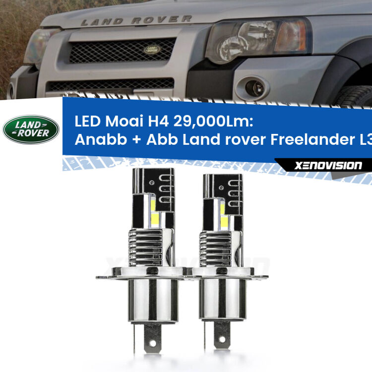 <strong>Kit Anabbaglianti LED per Land rover Freelander</strong> L314 a parabola singola</strong>: 29.000Lumen, canbus, fatti per durare. Qualità Massima Garantita.