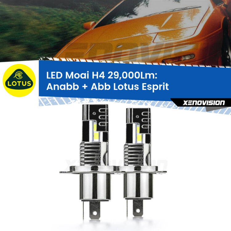 <strong>Kit Anabbaglianti LED per Lotus Esprit</strong>  1989 - 2003</strong>: 29.000Lumen, canbus, fatti per durare. Qualità Massima Garantita.