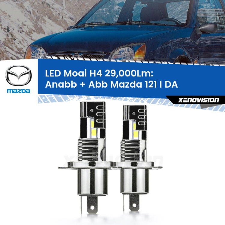 <strong>Kit Anabbaglianti LED per Mazda 121 I</strong> DA 1987 - 1990</strong>: 29.000Lumen, canbus, fatti per durare. Qualità Massima Garantita.