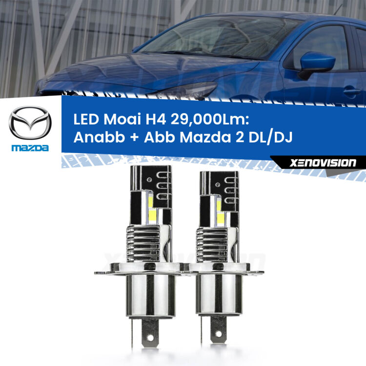 <strong>Kit Anabbaglianti LED per Mazda 2</strong> DL/DJ 2014 - 2018</strong>: 29.000Lumen, canbus, fatti per durare. Qualità Massima Garantita.