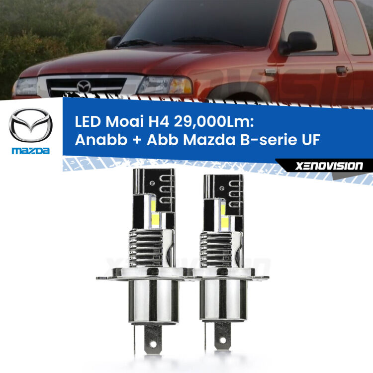 <strong>Kit Anabbaglianti LED per Mazda B-serie</strong> UF 1985 - 1999</strong>: 29.000Lumen, canbus, fatti per durare. Qualità Massima Garantita.