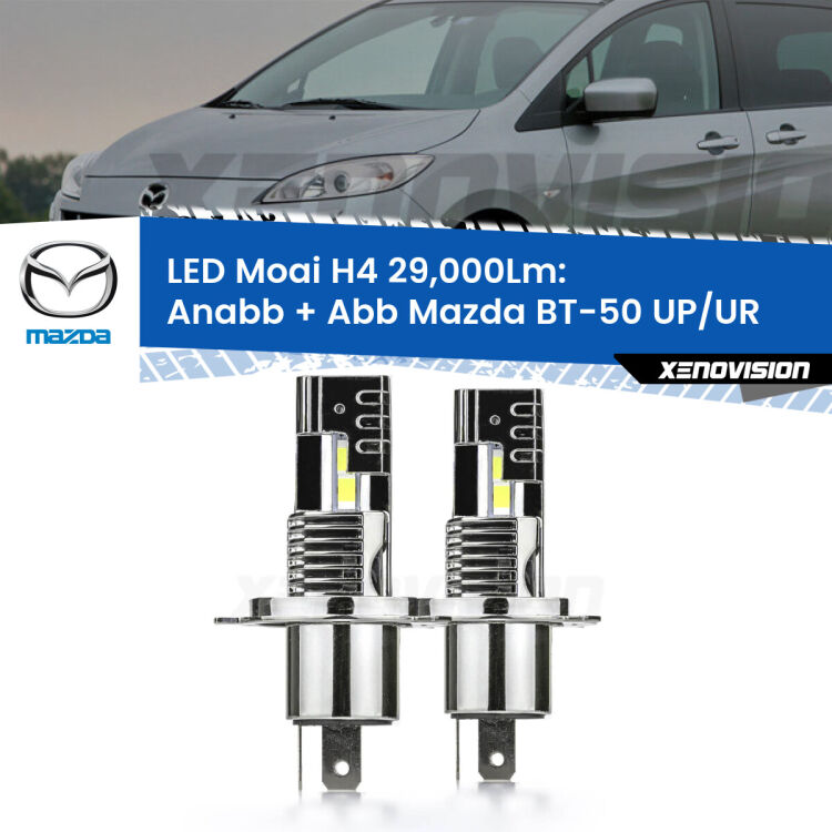 <strong>Kit Anabbaglianti LED per Mazda BT-50</strong> UP/UR 2011 in poi</strong>: 29.000Lumen, canbus, fatti per durare. Qualità Massima Garantita.