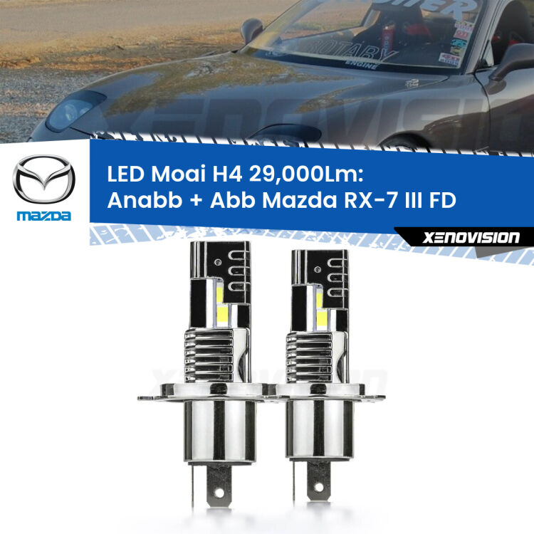 <strong>Kit Anabbaglianti LED per Mazda RX-7 III</strong> FD 1992 - 2002</strong>: 29.000Lumen, canbus, fatti per durare. Qualità Massima Garantita.