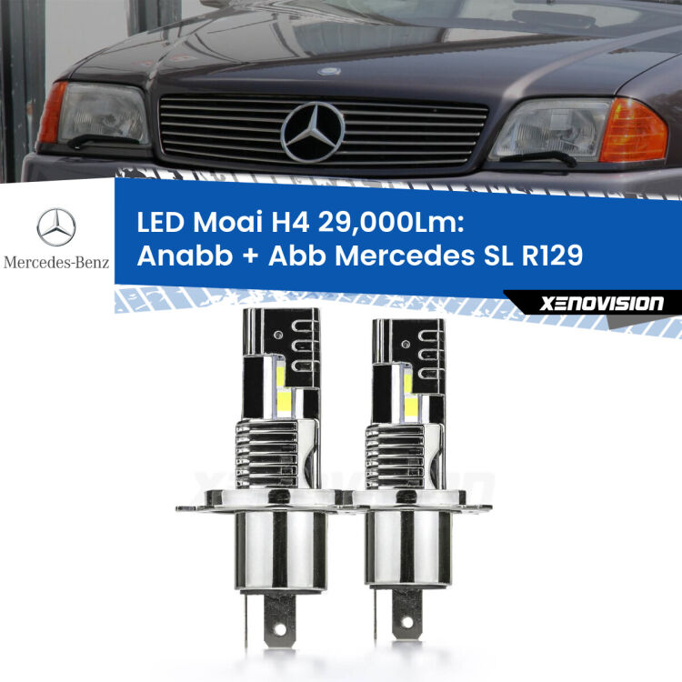 <strong>Kit Anabbaglianti LED per Mercedes SL</strong> R129 1989 - 2001</strong>: 29.000Lumen, canbus, fatti per durare. Qualità Massima Garantita.