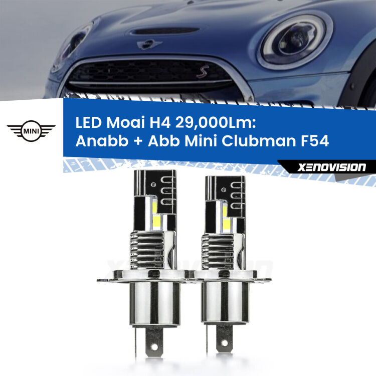 <strong>Kit Anabbaglianti LED per Mini Clubman</strong> F54 2014 - 2019</strong>: 29.000Lumen, canbus, fatti per durare. Qualità Massima Garantita.